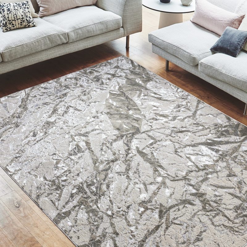 Covor modern high shine model abstract Aurora Satin 8 mm 160x230 cm AURO1602300009 - imagine 2