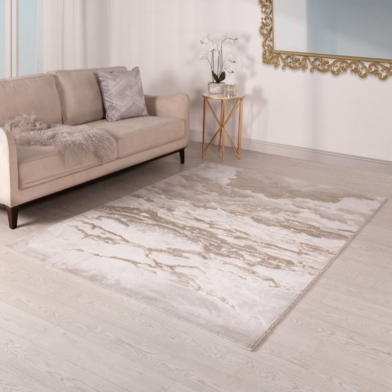 Covor modern high shine model abstract Aurora Linea 8 mm 66x240 cm AURO0662400017 - imagine 3