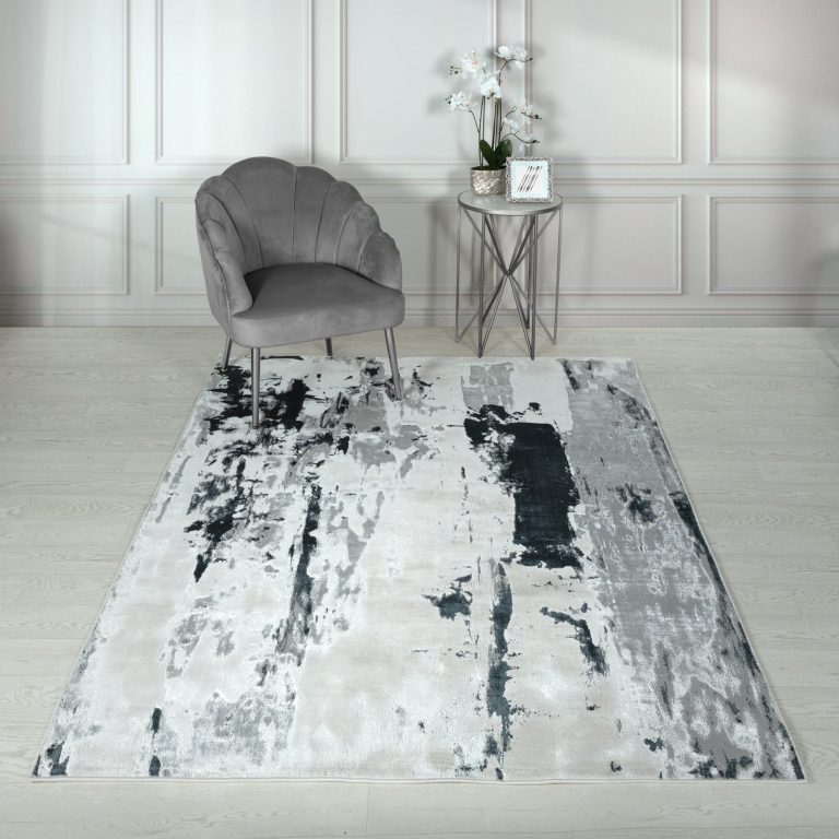 Covor modern high shine model abstract Aurora Glacier 8 mm 66x240 cm AURO0662400010