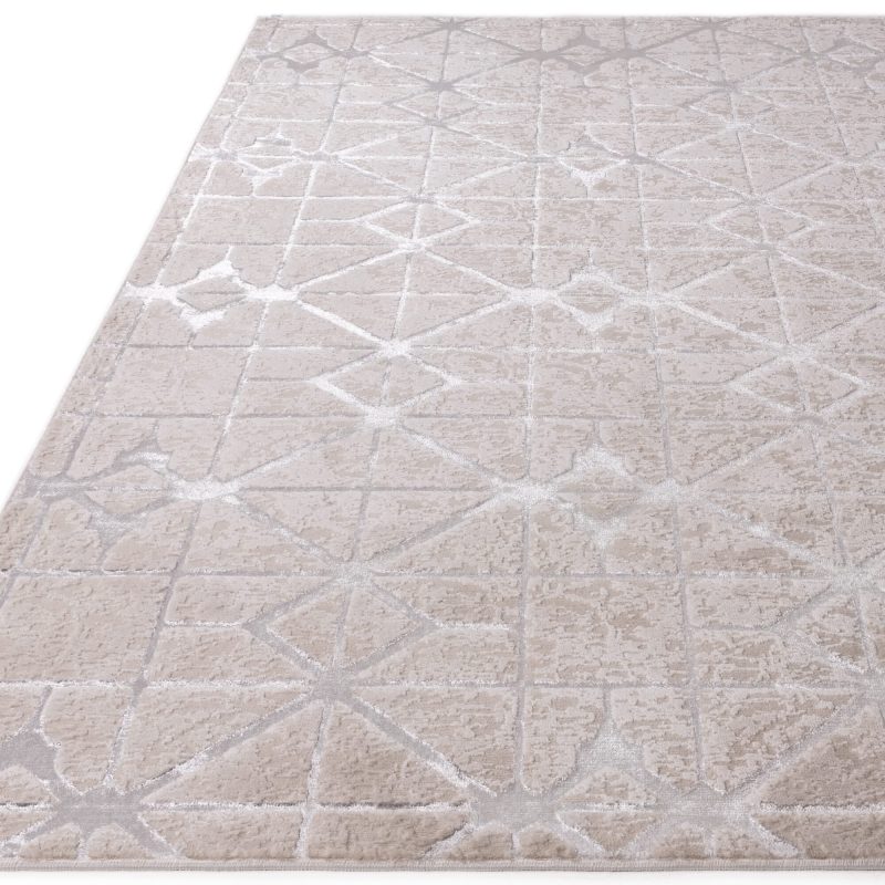 Covor modern high shine model abstract Aurora Lattice 8 mm 240x340 cm AURO2403400011 - imagine 3