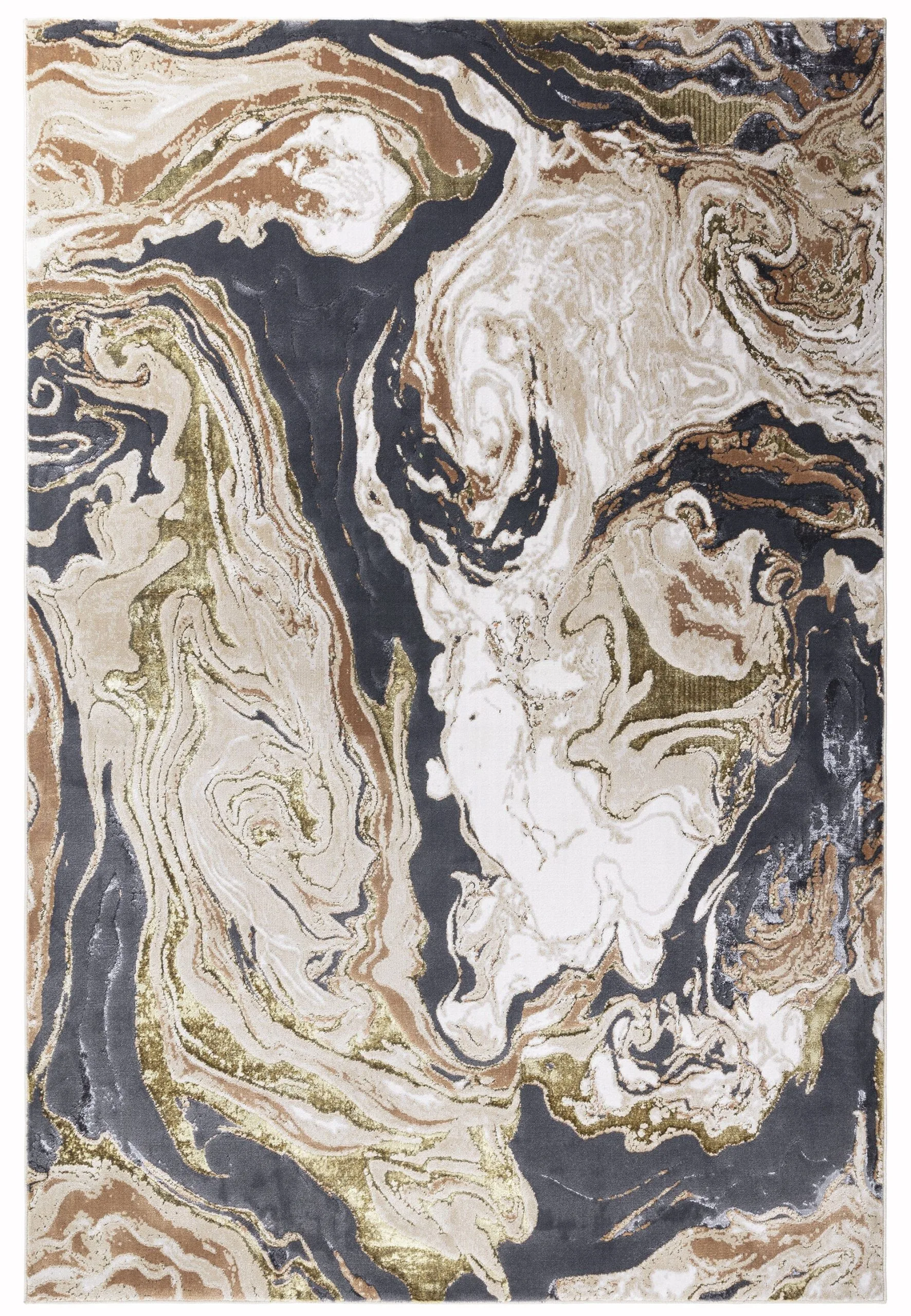 Covor modern high shine model abstract Aurora Marble 8 mm 240×340 cm AURO2403400008