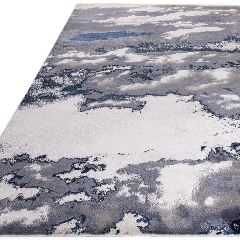 Covor modern high shine model abstract Aurora Storm 8 mm 80x150 cm AURO0801500020 - imagine 3