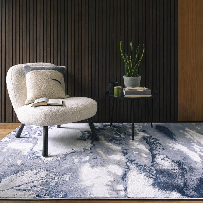 Covor modern high shine model abstract Aurora Storm 8 mm 80x150 cm AURO0801500020 - imagine 2