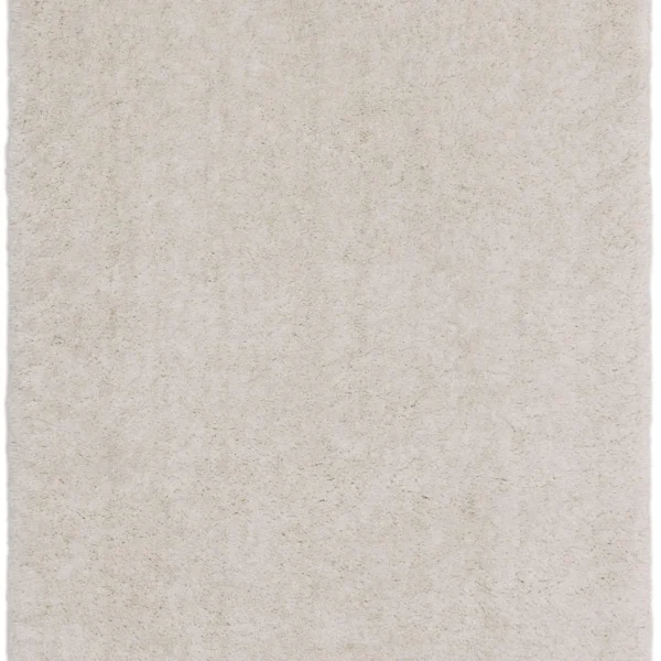 Covor pufos alb lucrat manual modern shaggy model uni Barnaby Off White 70 mm 120x170 cm BARN120170WHIT