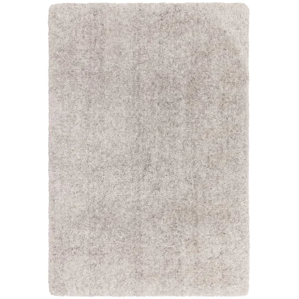 Covor pufos argintiu lucrat manual modern shaggy model uni Barnaby Silver 70 mm 120x170 cm BARN120170SILV