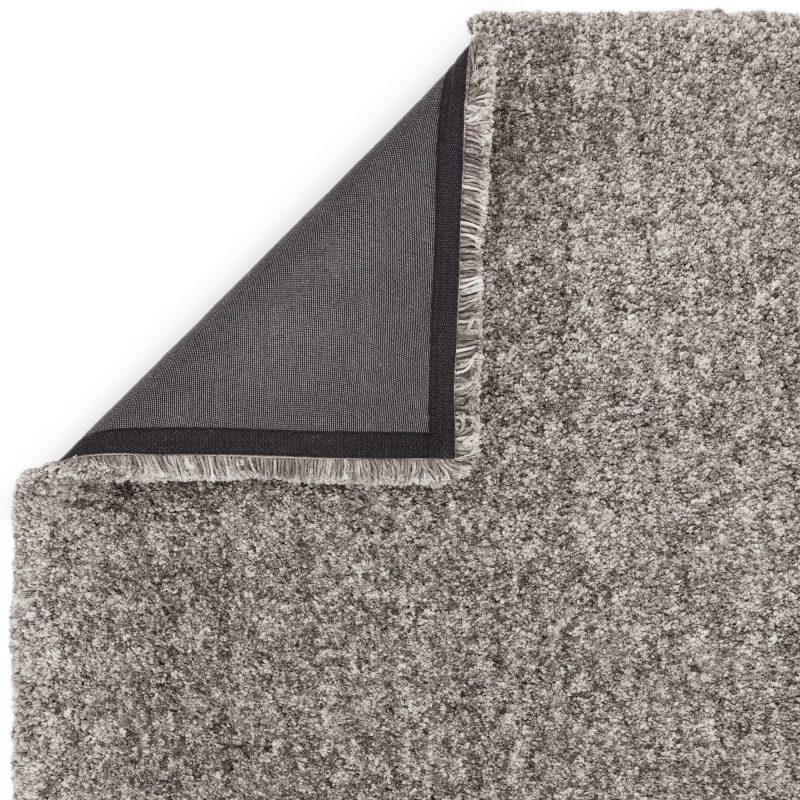 Covor pufos graphite lucrat manual modern shaggy model uni Barnaby Graphite 70 mm 200x290 cm BARN200290GREY - imagine 2