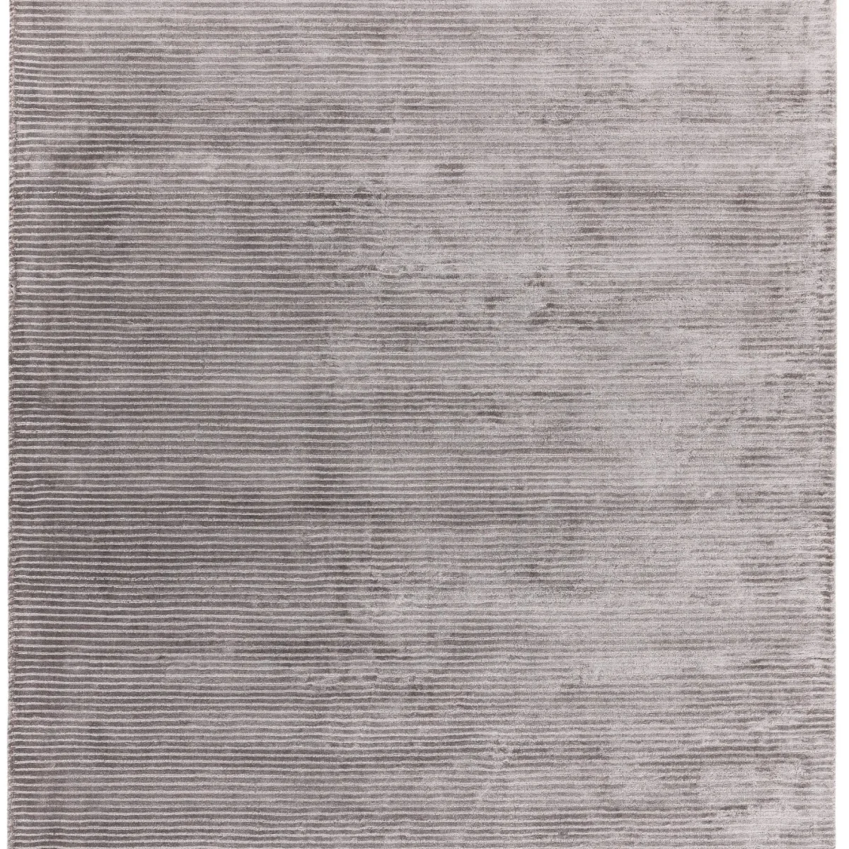 Covor pufos argintiu din vascoza lucrat manual modern shaggy model abstract dungi Bellagio Silver 9 mm 120x180 cm BELL120180SILV