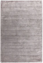 Covor pufos argintiu din vascoza lucrat manual modern shaggy model abstract dungi Bellagio Silver 9 mm 120x180 cm BELL120180SILV
