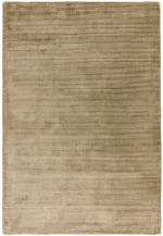 Covor pufos taupe din vascoza lucrat manual modern shaggy model abstract dungi Bellagio Taupe 9 mm 120x180 cm BELL120180TAUP