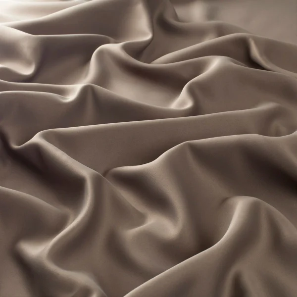 Draperie blackout maro, poliester Dark FR 8-8039-022, Gardisette, 300 cm