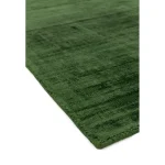 Covor pufos verde din vascoza lucrat manual modern model uni Blade Runner Green 7 mm 66x240 cm BLAD066240GREE