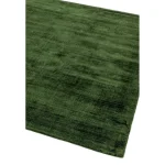 Covor pufos verde din vascoza lucrat manual modern model uni Blade Green 7 mm 120x170 cm BLAD120170GREE