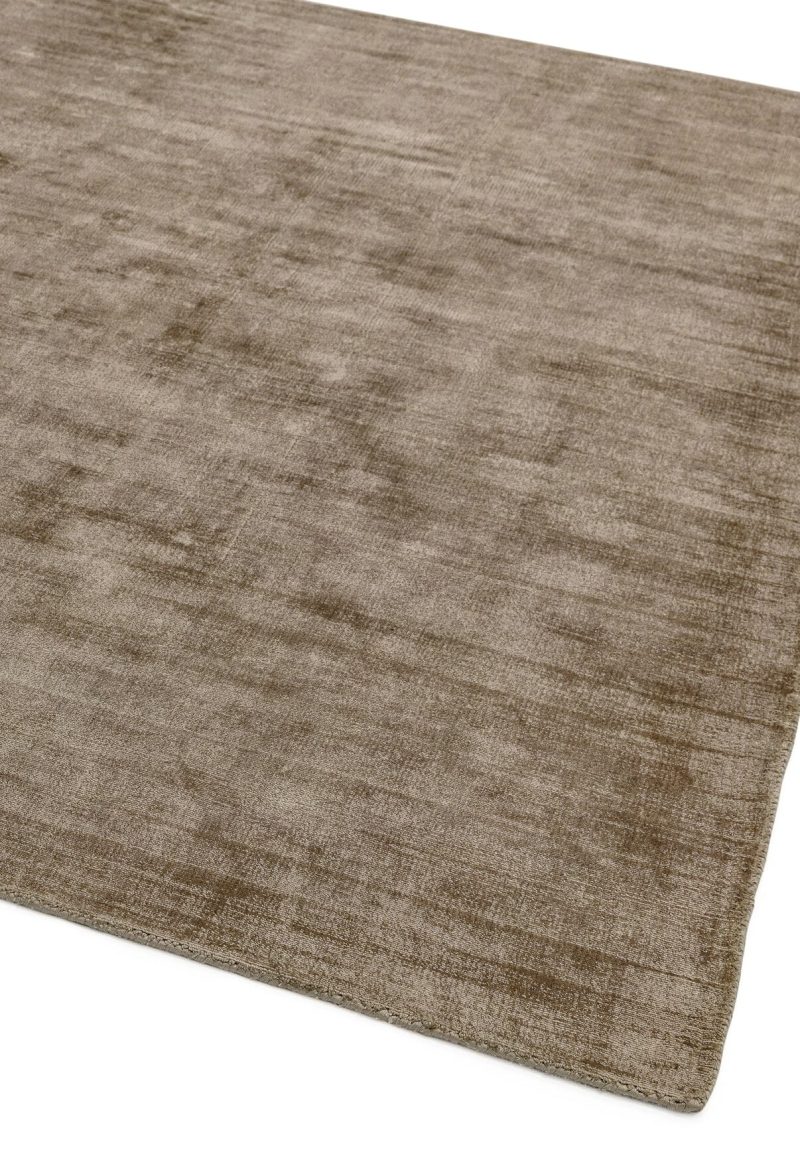 Covor pufos maro din vascoza lucrat manual modern model uni Blade Mocha 7 mm 160x230 cm BLAD160230MOCH - imagine 2