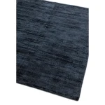 Covor pufos navy din vascoza lucrat manual modern model uni Blade Navy 7 mm 120x170 cm BLAD120170NAVY