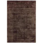 Covor pufos maro din vascoza lucrat manual modern model uni Blade Runner Chocolate 7 mm 66×240 cm BLAD066240CHOC