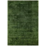 Covor pufos verde din vascoza lucrat manual modern model uni Blade Green 7 mm 160×230 cm BLAD160230GREE