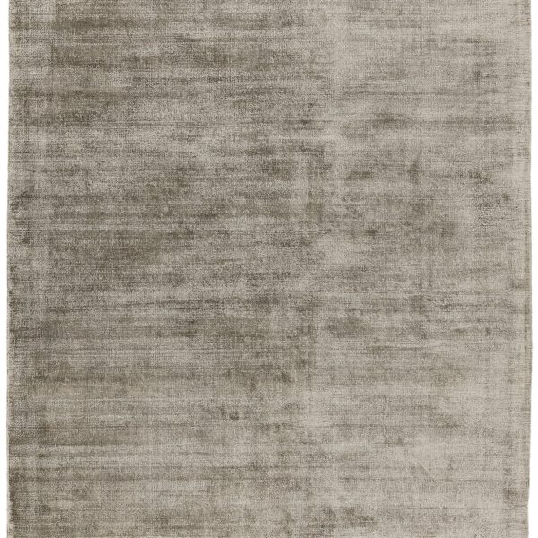 Covor pufos maro din vascoza lucrat manual modern model uni Blade Runner Moleskin 7 mm 66x240 cm BLAD066240MOLE