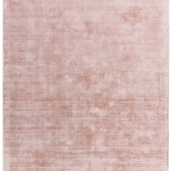 Covor pufos roz din vascoza lucrat manual modern model uni Blade Runner Pink 7 mm 66x240 cm BLAD066240PINK