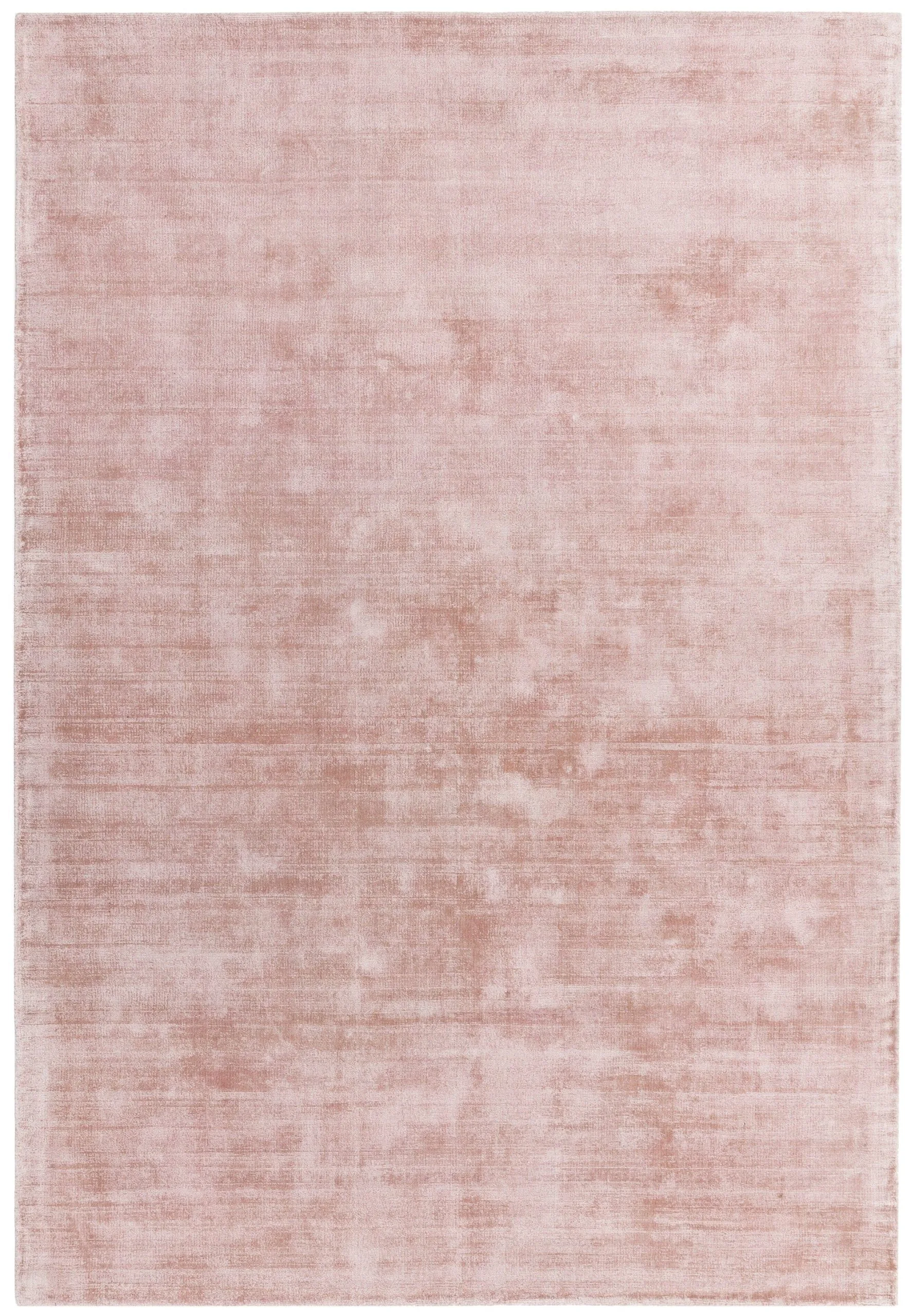 Covor pufos roz din vascoza lucrat manual modern model uni Blade Runner Pink 7 mm 66x240 cm BLAD066240PINK