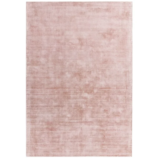 Covor pufos roz din vascoza lucrat manual modern model uni Blade Pink 7 mm 120x170 cm BLAD120170PINK