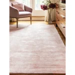 Covor pufos roz din vascoza lucrat manual modern model uni Blade Pink 7 mm 120x170 cm BLAD120170PINK