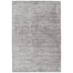 Covor pufos argintiu din vascoza lucrat manual modern model uni Blade Silver 7 mm 160×230 cm BLAD160230SILV