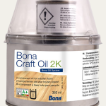 Ulei protector lemn Bona Craft Oil 2K Provincial, finisaj natural, 360ml