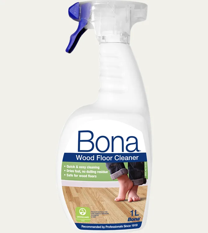 Detergent parchet lemn lăcuit, curățare eficientă, Bona, 1L, spray