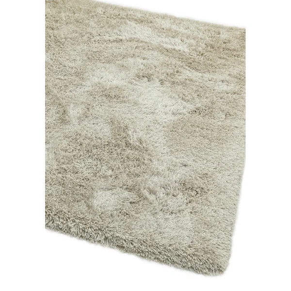 Covor pufos crem lucrat manual modern shaggy model uni Cascade Cream 80 mm 100x150 cm CASC100150CREA