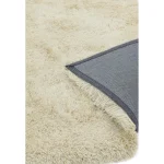 Covor pufos crem lucrat manual modern shaggy model uni Cascade Cream 80 mm 100x150 cm CASC100150CREA