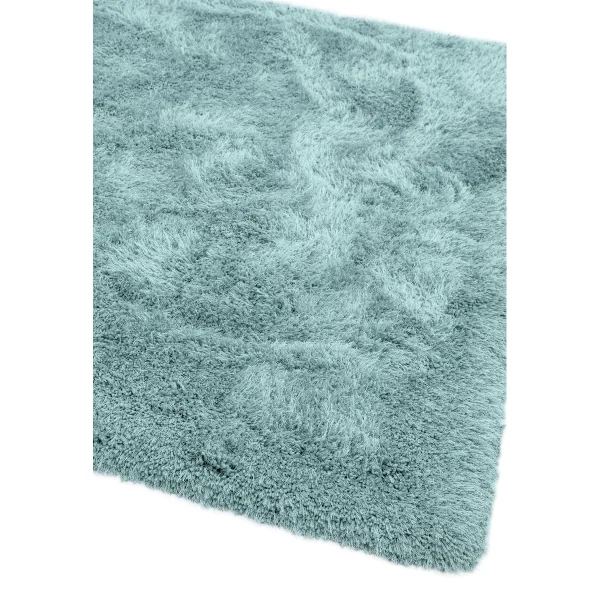 Covor pufos ou de rata lucrat manual modern shaggy model uni Cascade Duck Egg 80 mm 100x150 cm CASC100150DUCK