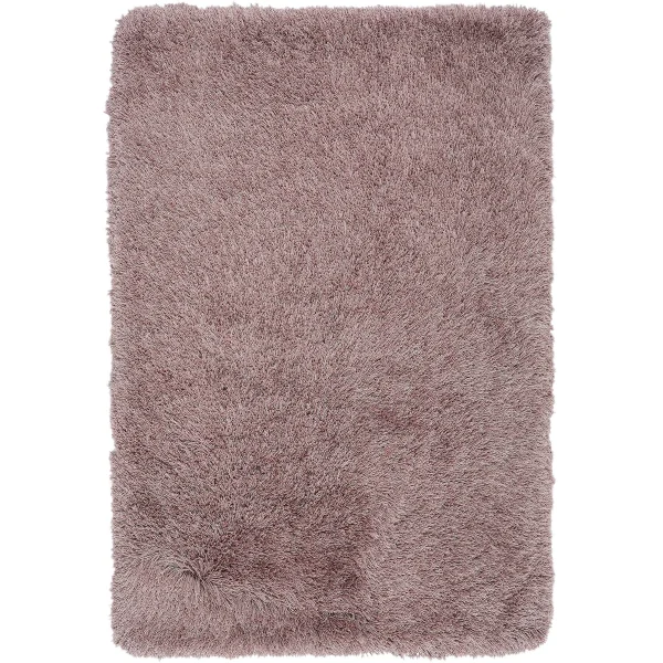 Covor pufos lucrat manual modern shaggy model uni Cascade Heather 80 mm 65x135 cm CASC065135HEAT