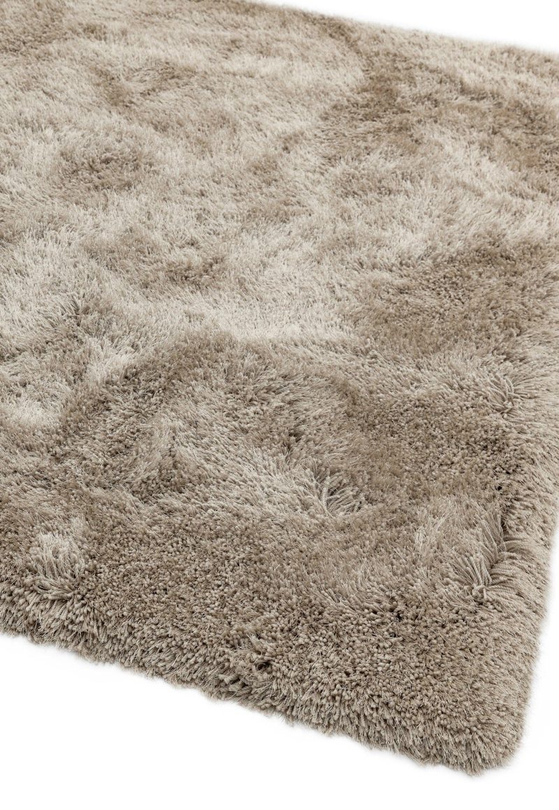 Covor pufos lucrat manual modern shaggy model uni Cascade Mink 80 mm 100x150 cm CASC100150MINK - imagine 2