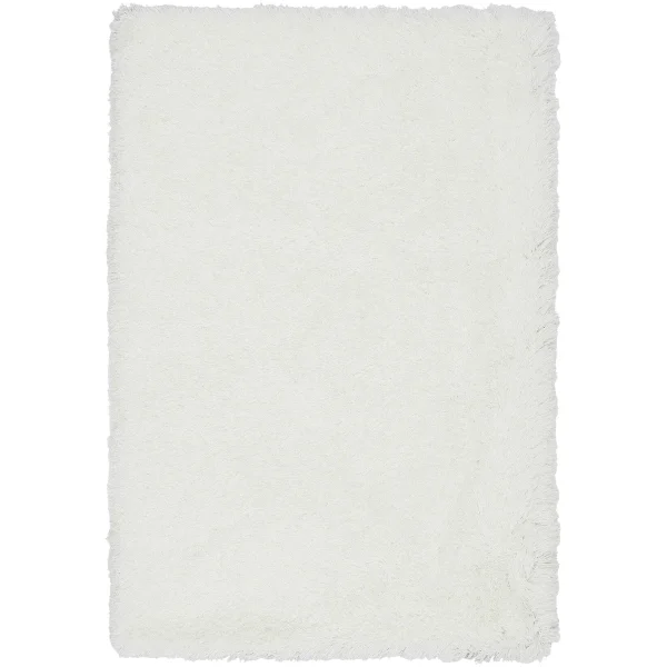 Covor pufos lucrat manual modern shaggy model uni Cascade Powder 80 mm 65x135 cm CASC065135POWD