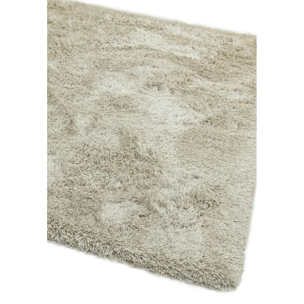 Covor pufos sand lucrat manual modern shaggy model uni Cascade Sand 80 mm 65x135 cm CASC065135SAND