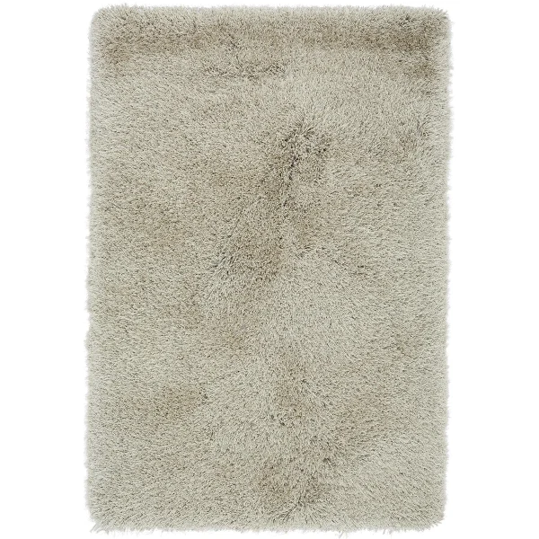 Covor pufos sand lucrat manual modern shaggy model uni Cascade Sand 80 mm 65x135 cm CASC065135SAND