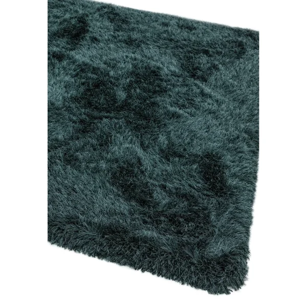 Covor pufos gri lucrat manual modern shaggy model uni Cascade Slate 80 mm 65x135 cm CASC065135SLAT