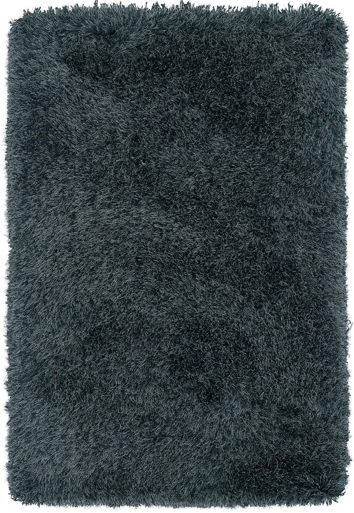 Covor pufos gri, lucrat manual, Cascade Slate 200×300 cm