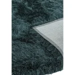 Covor pufos gri lucrat manual modern shaggy model uni Cascade Slate 80 mm 65x135 cm CASC065135SLAT