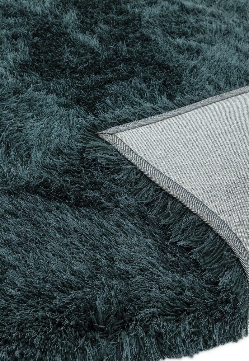 Covor pufos gri, lucrat manual, Cascade Slate 200×300 cm - imagine 3