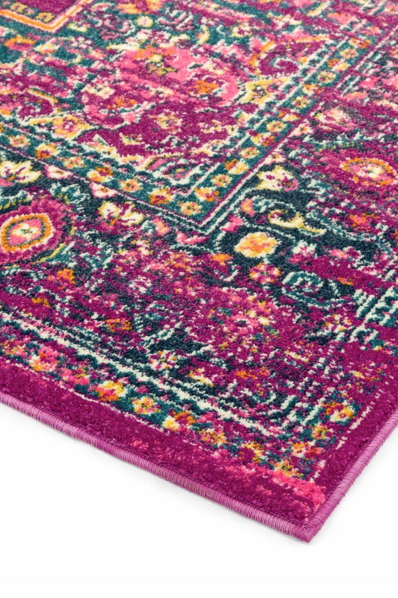 Covor modern model geometric Colt Medallion Fuchsia 9 mm 160x230 cm COLT160230CL04 - imagine 2