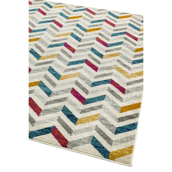 Covor modern model geometric Colt Chevron Multi 9 mm 120x170 cm COLT120170CL06