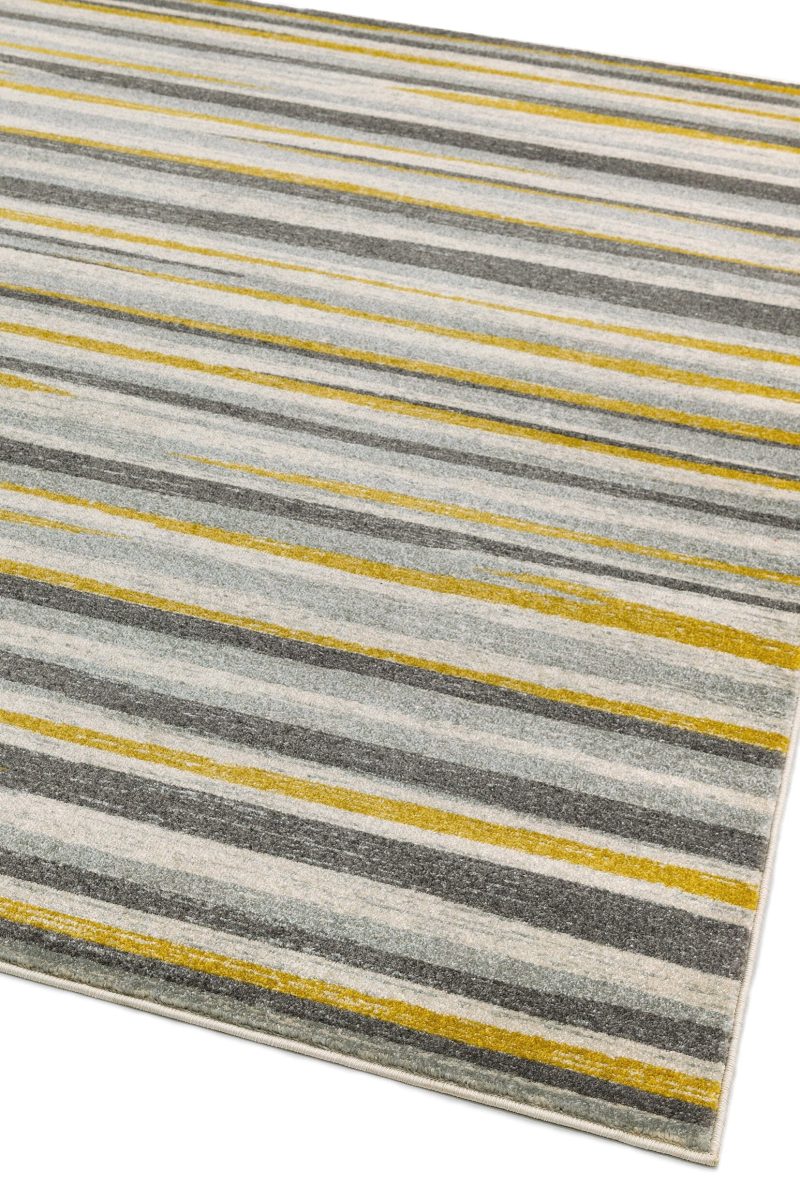 Covor modern model geometric Colt Stripe Mustard 9 mm 160x230 cm COLT160230CL10 - imagine 2