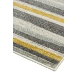 Covor geometric, gri-galben, polipropilena, Colt Stripe, 120x170 cm