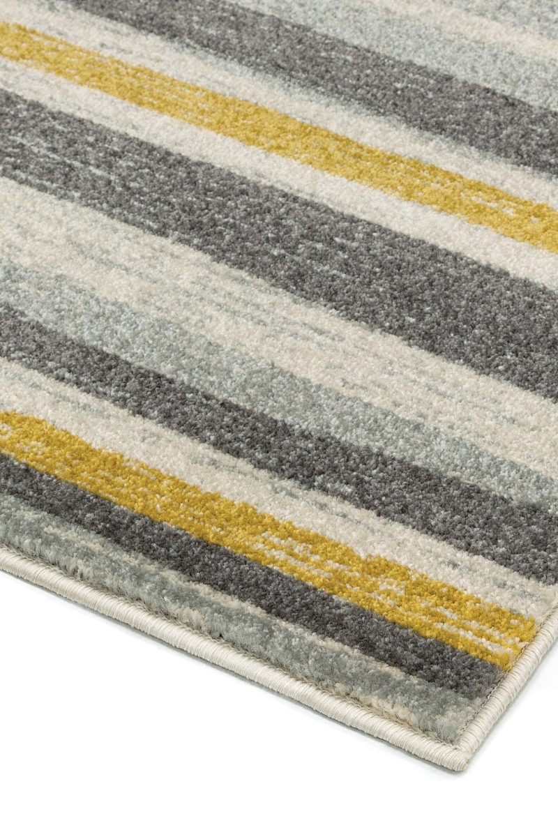 Covor modern model geometric Colt Stripe Mustard 9 mm 160x230 cm COLT160230CL10 - imagine 3