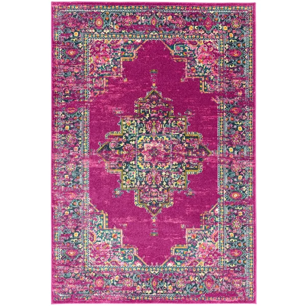 Covor modern model geometric Colt Medallion Fuchsia 9 mm 120x170 cm COLT120170CL04