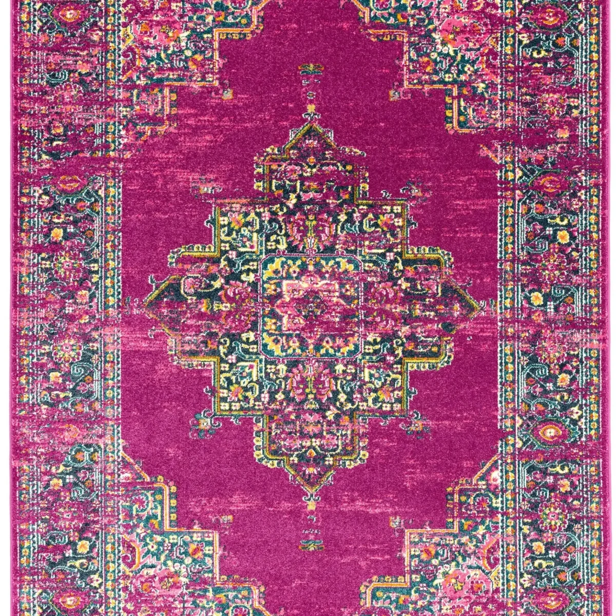 Covor modern model geometric Colt Medallion Fuchsia 9 mm 120x170 cm COLT120170CL04