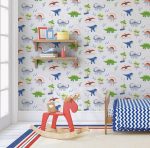 Tapet Arthouse Dino Doodles Multi Kids color Multi 1005 mm x 53 cm