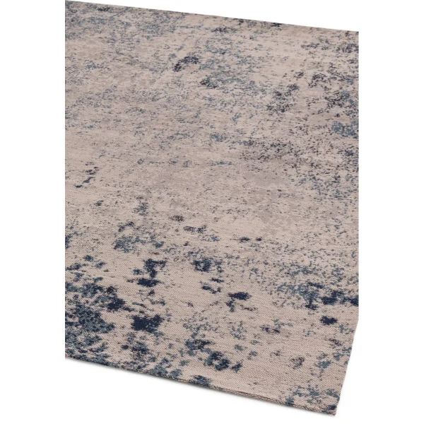 Covor albastru modern outdoor model abstract Dara Blue 2 mm 120x170 cm DARA120170BLUE