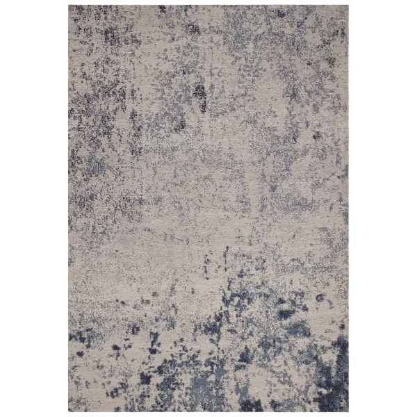 Covor albastru modern outdoor model abstract Dara Blue 2 mm 120x170 cm DARA120170BLUE